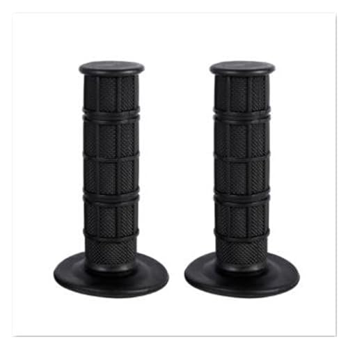 Poignées en silicone 22mm pour guidon de moto et pit bike en bleu noir rouge