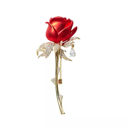 Broche fleur rose pour personnaliser une tenue simple facilement