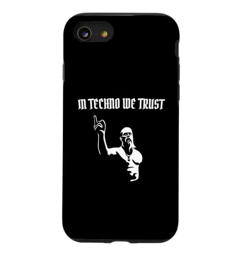 in Techno We Trust - Techno Viking Idée Festival Rave Outfit Coque pour iPhone SE (2020) / 7/8