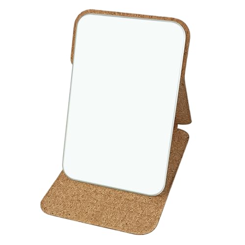 Espejo de maquillaje de viaje - Espejo compacto portátil para belleza sobre la marcha | Diseño de tamaño de viaje liviano con reflejo claro, accesorio para mujeres para el estudio de bodas de
