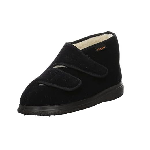 BeComfy Warme Hausschuhe Damen Herren Hüttenschuhe aus Schafwolle (38, Graphite mit Leder Schlaufe, numeric_38) 4 Fischer Unisex-Erwachsene Ortho, Flache Hausschuhe , Schwarz (schwarz 222), 42 EU
