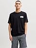 JACK & JONES Men's Jjecorp Logo Tee Ss Crew Neck Ss19 Noos T - Shirt, Black (Black Slim/Small Print), XXL #1