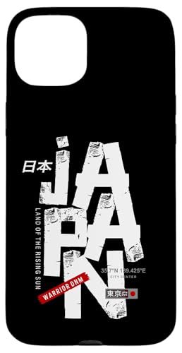 I Love Japan, Retro Vintage Japan Illustration Fashion �X�}�z�P�[�X iPhone 15 Plus �p