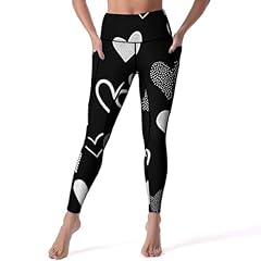 Valentine Heart Print Black