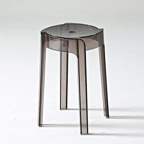 Tabouret de douche en acrylique haut de gamme au design transparent et épuré