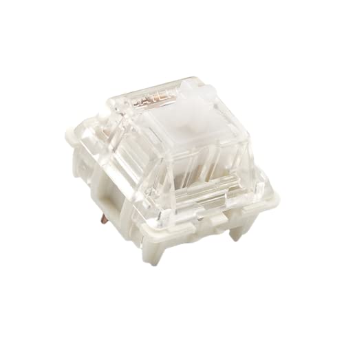 Ranked Gateron ks-9 Key Switches for Mechanical Gaming Keyboards | Plate Mounted (Gateron Clear, 10 Pcs)