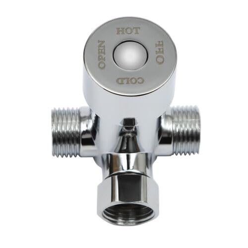 Grifo de lavabo con sensor de infrarrojos, grifo mezclador monomando para baño, grifo mezclador automático sin contacto, grifo con sensor, cromo negro