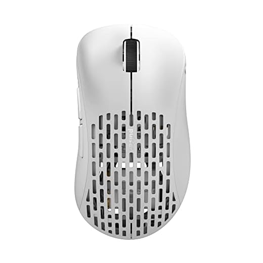 Pulsar Gaming Gears Xlite V2 Wireless Gaming Mouse, Ultra Lightweight, 2.1 oz (59 g), Ergonomic 2.4 Ghz 1 ms 20000 DPI Optical Sensor PAW3370 Domestic Genuine Product (Medium, Wireless, White)