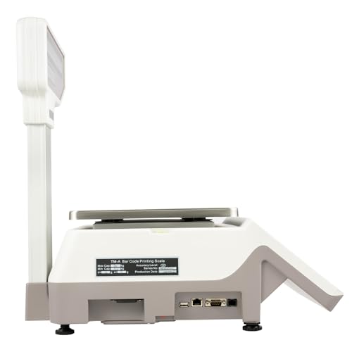 Báscula comercial electrónica LCD/LED con impresora térmica miniatura 3