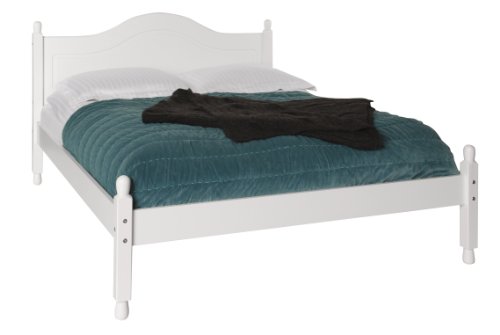 Furniture To go Copenhagen Cama Doble, 4 ft, 95 x 200 x 147 cm, Color Blanco