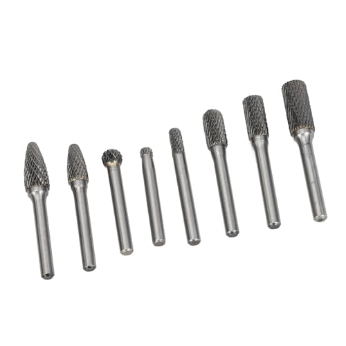 Set de 8 fresas de carburo para metal y madera miniatura 4