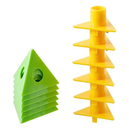 Juego de soportes triangulares de pirámide para pintura, juego de almohadillas de pintura, soporte auxiliar triangular, accesorios de carpintería, PVC, triángulo de PVC para soporte de carpintería