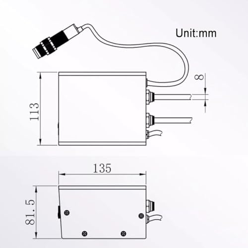 Eliminador estático de ionizador antiestático con dispositivo automático de soplado por inducción y tiempo de soplado ajustable para una eliminación efectiva de la estática