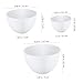 Ipetboom 3pcs Silicone Mixing Bowls for Face Masks Durable Non-toxic Beauty Tool for Diy Skin Care Hairdressing and Ingredient Mixing Small Medium Large