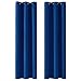 Produktbild Deconovo Vorhänge Blickdicht Verdunkelunsgardinen mit Ösen Thermovorhang Kälteschutz Winter, 242x107cm(HöhexBreite), Königsblau, 2er Set