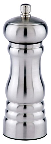 Chef Specialties 6.6 Inch Prentiss Pepper Mill, 6.6", Stainless