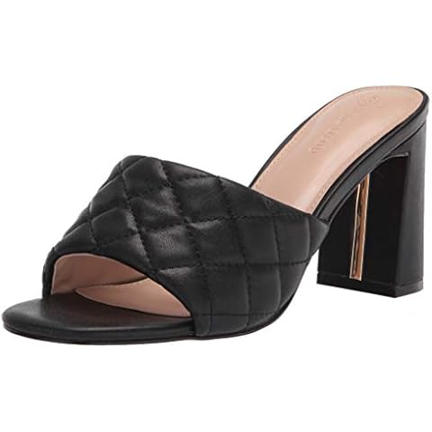 The Drop Women's High Block-Heeled Mule Sandal Cover