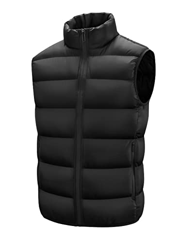 Casual Packable Padded Lightweight Quilted Puffer Vest for Men Women