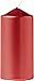 Produktbild Stumpenkerze metallic rot 110 x 60 mm