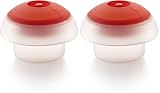 Lékué Cocedor de Huevos, Silicona, Translúcido, Único (Paquete de 2)