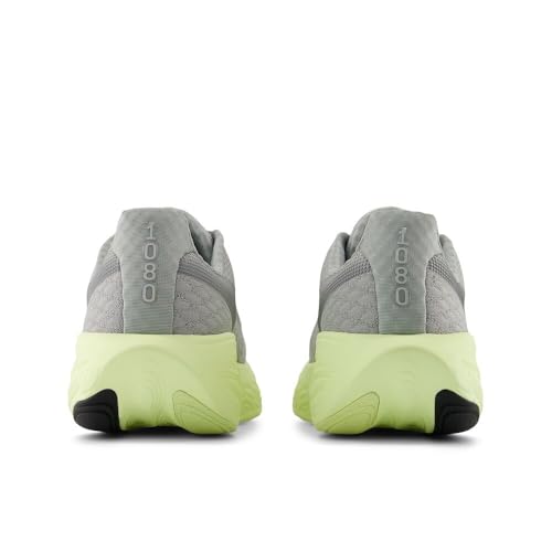 New Balance New Balance Men's Fresh Foam X 1080 V14 Running Shoe, Raincloud/Limelight/Silver Metalic, 7 M
