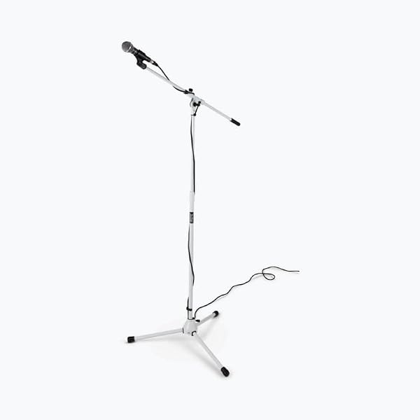 OnStage On-Stage MS7801W Telescoping Microphone Boom Stand, White by OnStage - Image 2
