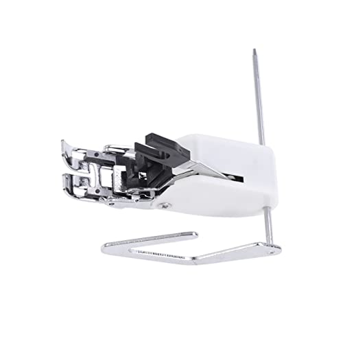 LALAFINA Pied Presseur Double Entraînement avec Guide Couture pour Machine à Coudre Pied à Vis pour Quilting et Tissus Multiples Compatible Brother et Débutants
