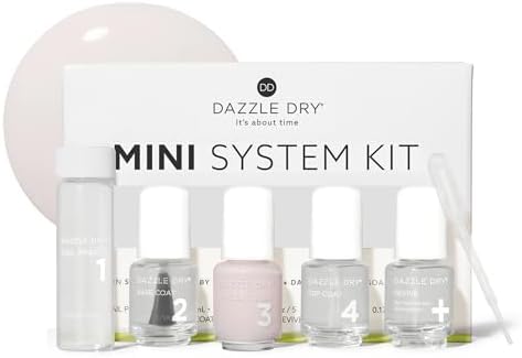 Dazzle Dry Mini Kit – Prima Ballerina – 4 Step System (5 Piece Kit)