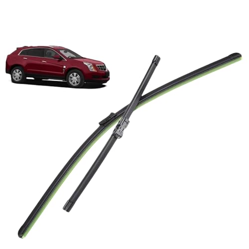 Balais d'essuie-glace Cadillac SRX anti-bruit et anti-trace pour vitrage avant avant