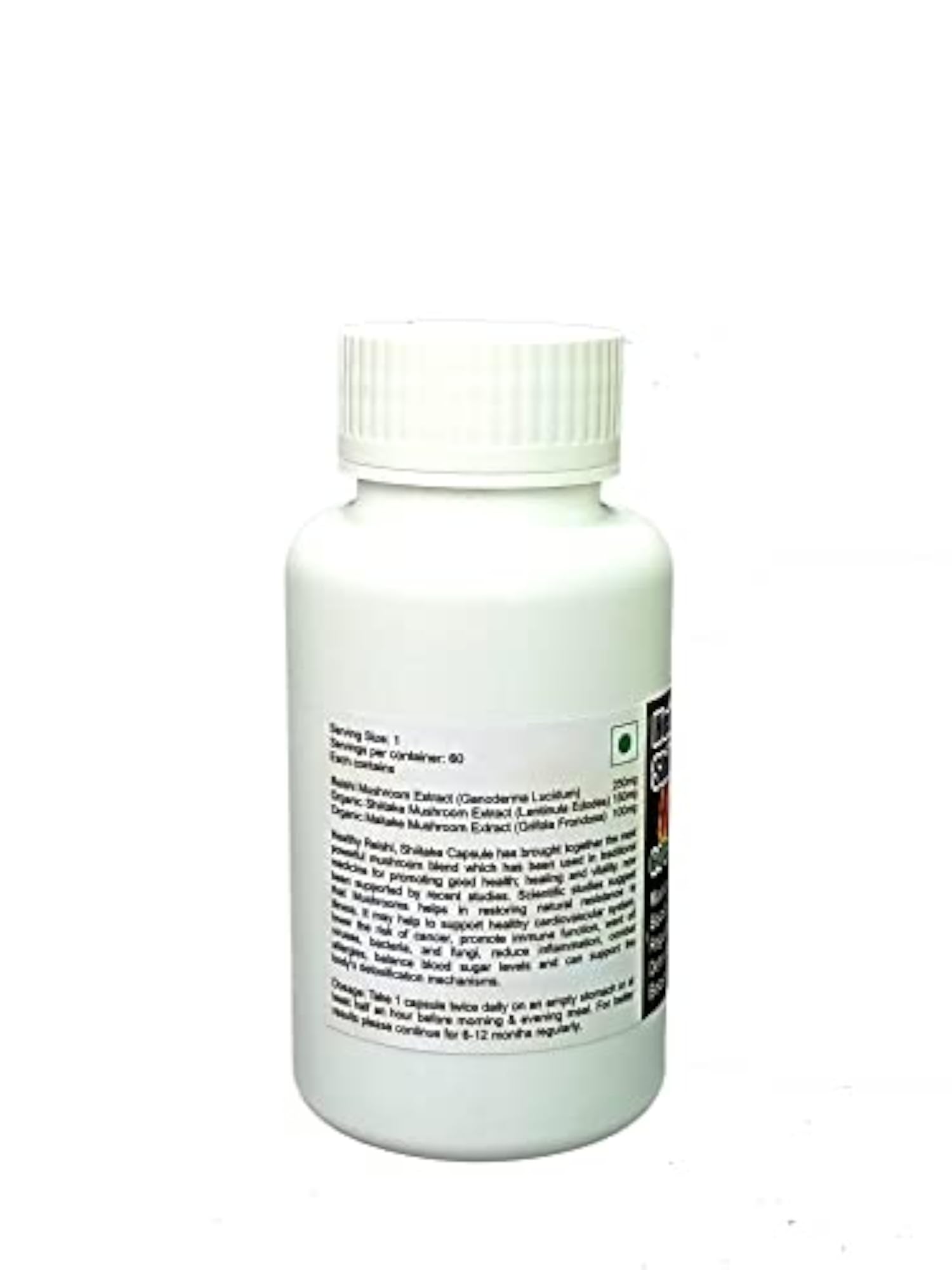Healthy Reishi Shiitake Capsules, Immune Support