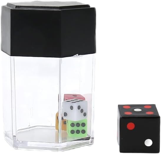 MOMOMAGE Dice Bomb Magic Tricks Explode Explosion Dice Magic Props for Magicians Close up Street Illusions Gimmicks Mentalism Novelty Funny Toy (Multicolor)