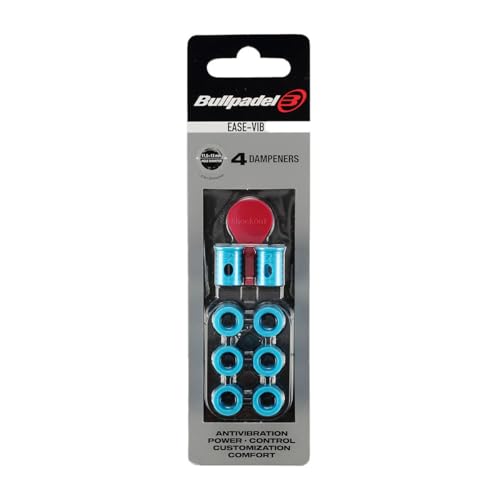 Blister (4 Uds) Antivibrador Ease Vibe Bullpadel Azul Celeste