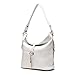 Fashion Designer Women Shoulder Bag Metal Tassel Real Leather Tote Handbag Ladies Purses Crossbody (White)