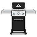 Broil King, Baron 320 Pro, 874214, Liquid Propane (LP), 3-Burner, Silver, Black