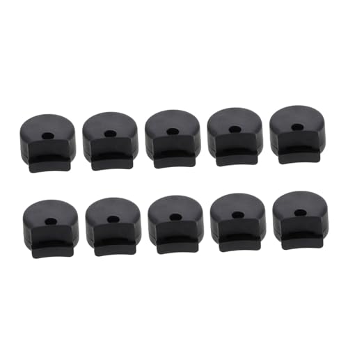 SUPVOX 10Pcs Comfortable Silicone Clarinet Thumb Rest Cushion Durable Finger Pads for Clarinet Performance Simple Installation Smooth Touch for Musicians