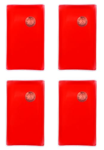 Panngu Lot de 4 Chauffe-Mains à Plier, réutilisables, Chauffe-Mains pour Enfants, sans...