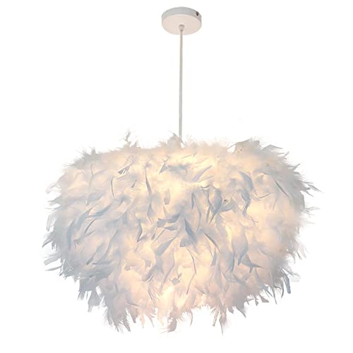 KXEcoLife Lámpara de Plumas Estilo nórdico