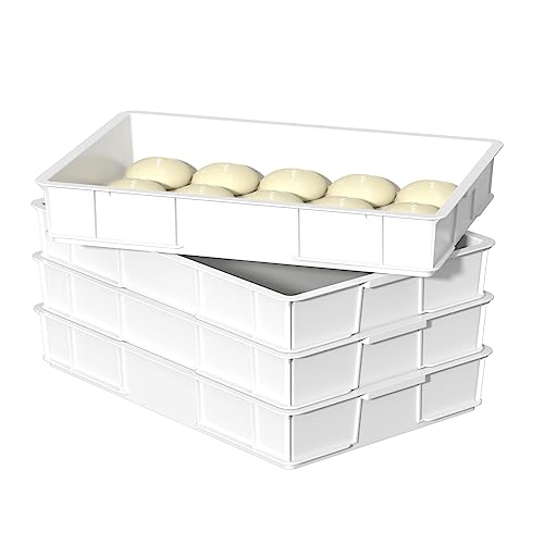 Ucake Dough Proofing Box, Commercial Stackable Pizza Proofing Dough Trays