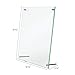 deflecto 799693 Superior Image Beveled Edge Sign Holder, Acrylic, 8 1/2 X 11 Insert, Clear