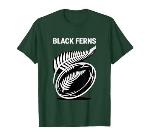 New Zealand Rugby Womens Rugby Black Ferns Men T-Shirt, Men, Dark Green, XX-Large
