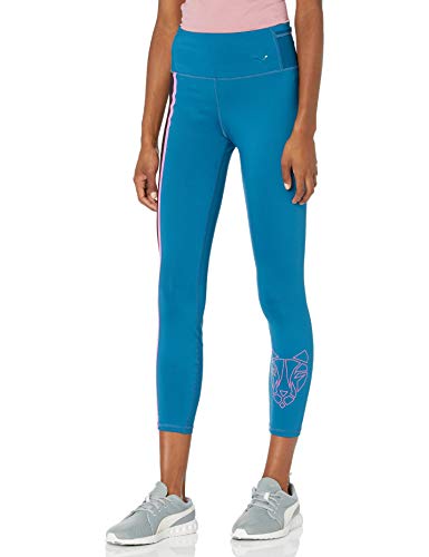 PUMA Women's High Waist 7/8 Training Tights, Digi-Blue, M