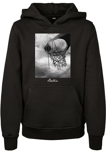 Sweatshirt à capuche garçon noir Mister Tee Kids Ballin 2.0 vêtement 110/116 cm