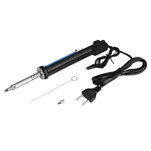 Kuuleyn Herramienta para desoldar de plástico, 40W 2 en 1, Soldador eléctrico, Ventosa, Herramienta de Soldadura por succión Fuerte para desoldar(EU Plug)