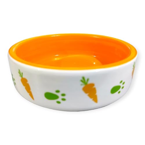 Comedouro Bebedouro Porcelana para Coelhos e Roedores - 80ML