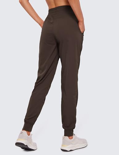 Image of CRZ YOGA Ease Line Joggers 26 inch /28.5 inch /30.5 inch | Casual, Lightweight, Ruched Design, Pockets, for Women