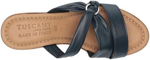 Tuscany Women's Wedge Sandal, Navy, 9.5 | Image 4