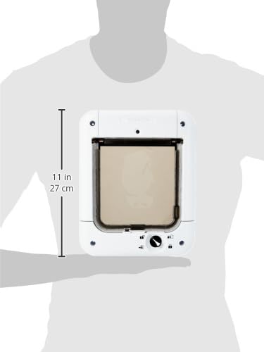 Cat Mate Microchip Cat Flap, Cat Flap Microchip Activated For Up To 30 Cats - White #TOP5