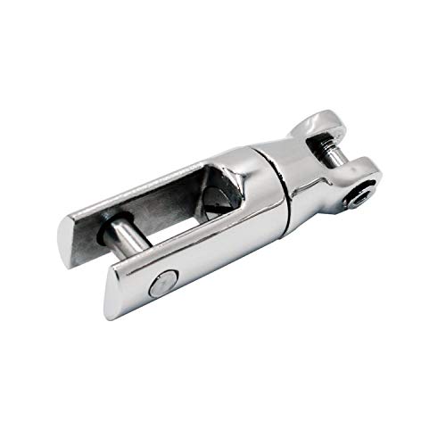 SHENGHUISS 3/8 inch-1/2 inch (10mm-12mm) Boat Anchor Chain Mooring Swivel Connector Heavy Duty 316 Stainless Steel