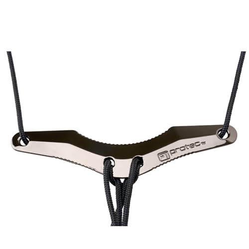 pro tec lc310m 22-inch leather - less-stress saxophone neck strap with metal snap black