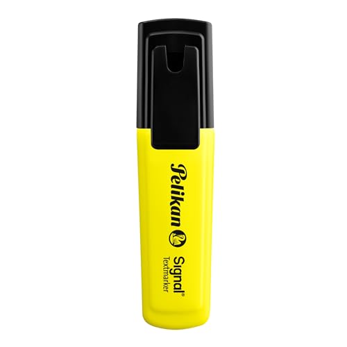 Pelikan Textmarker Signal Leucht-Gelb, 1 Stück, mit Keilspitze